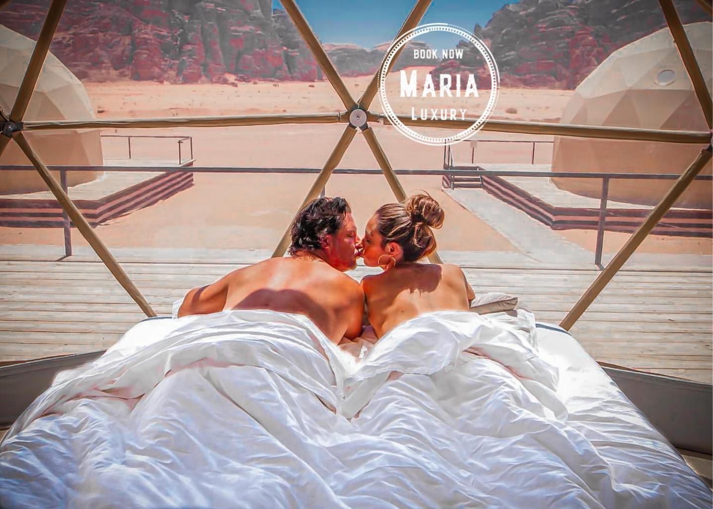 Rum Maria Luxury Camp & Bubble Rooms Wadi Rum Eksteriør bilde