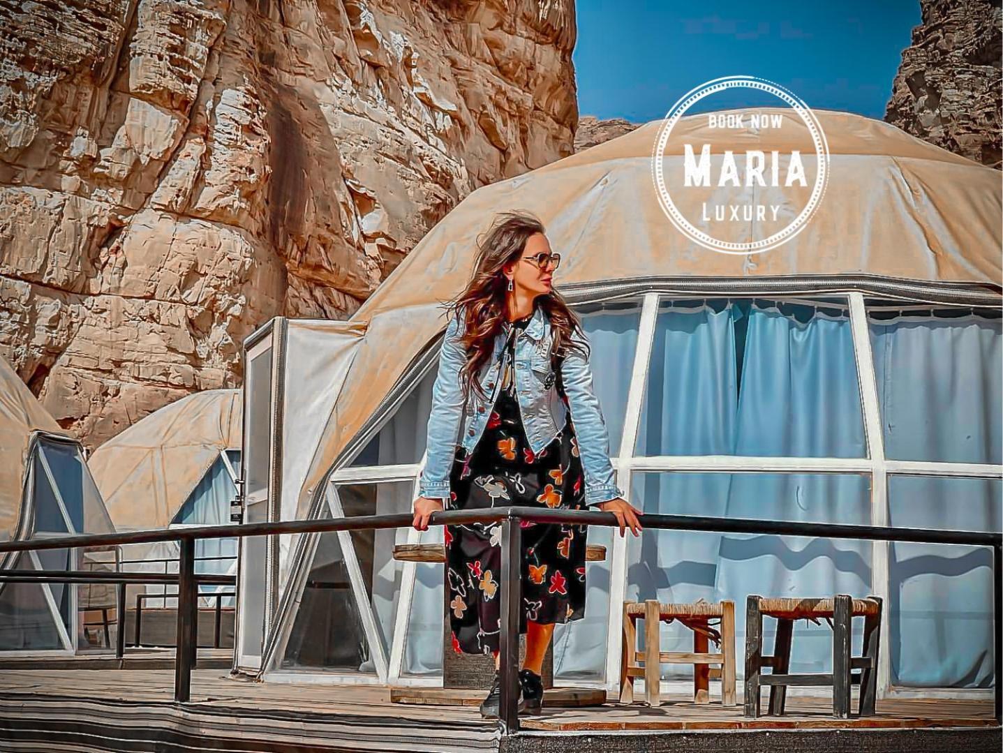 Rum Maria Luxury Camp & Bubble Rooms Wadi Rum Eksteriør bilde