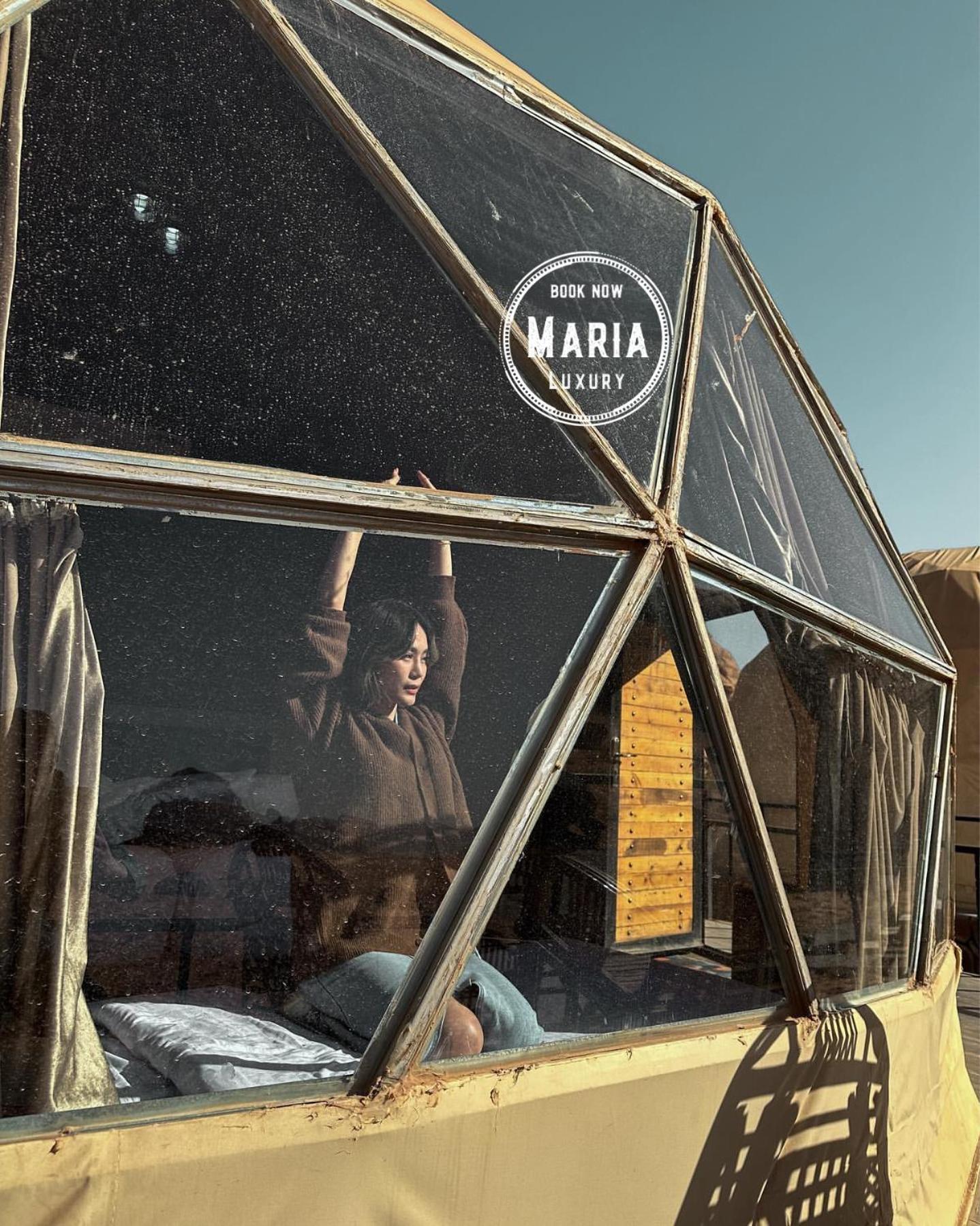 Rum Maria Luxury Camp & Bubble Rooms Wadi Rum Eksteriør bilde