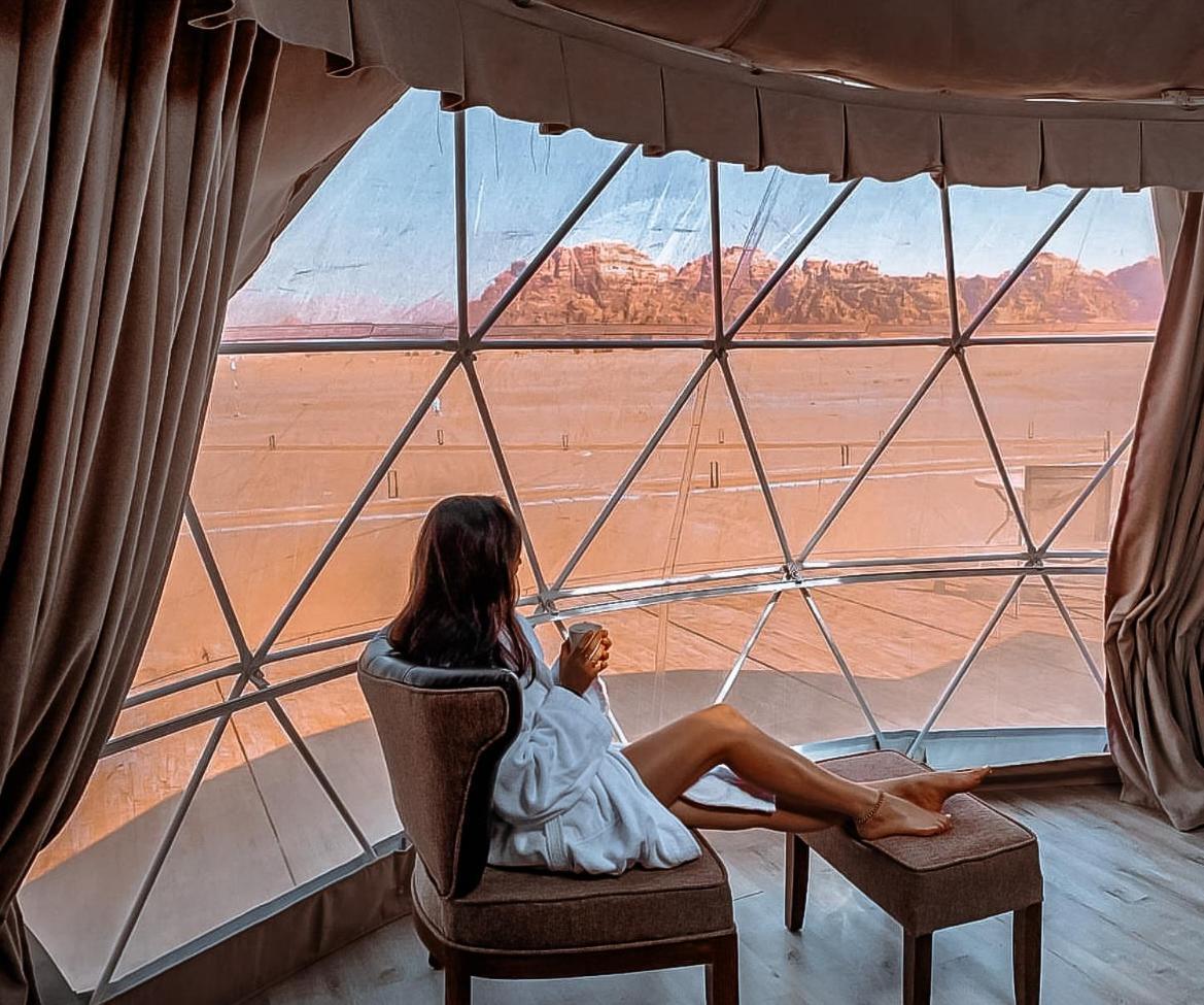 Rum Maria Luxury Camp & Bubble Rooms Wadi Rum Eksteriør bilde