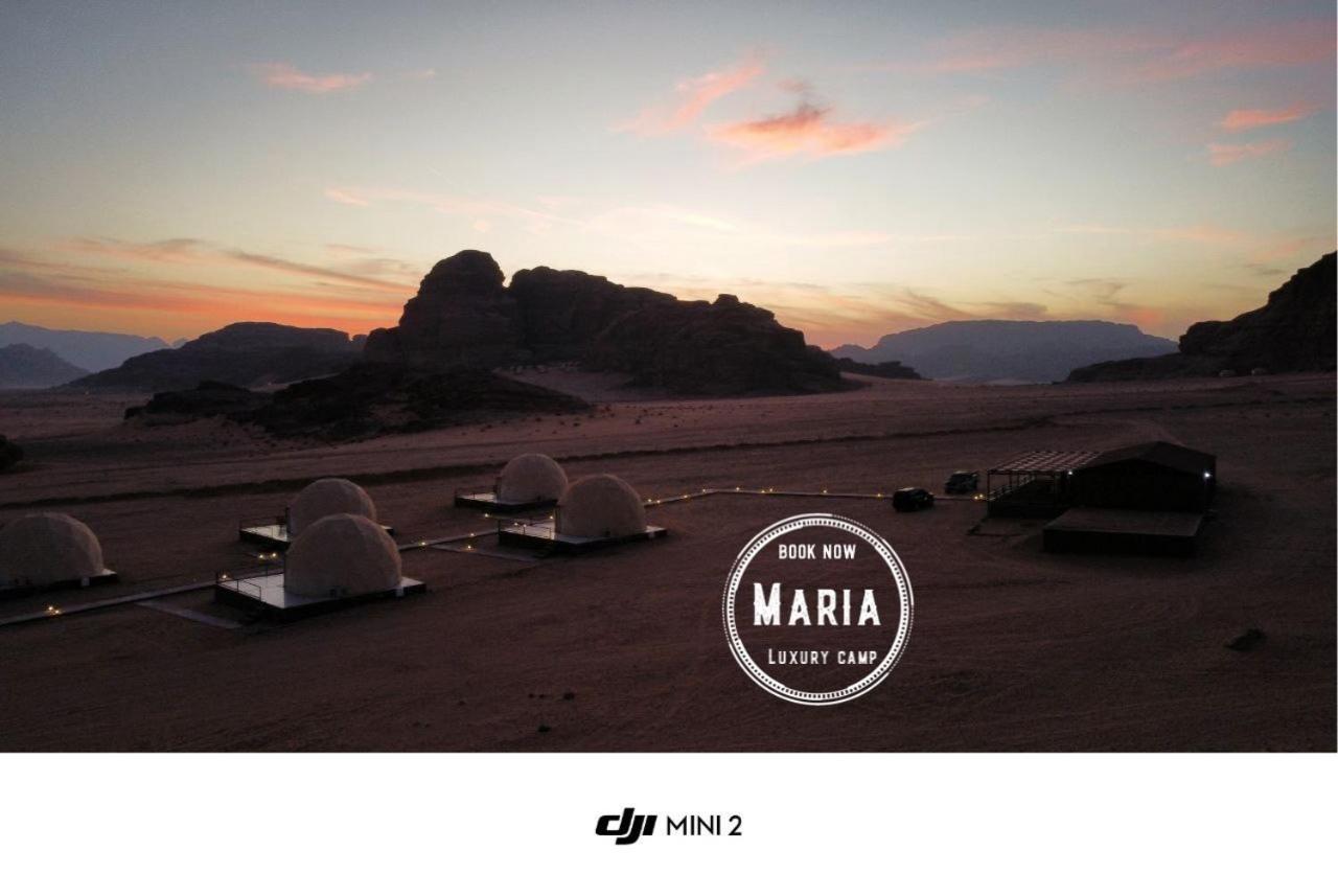 Rum Maria Luxury Camp & Bubble Rooms Wadi Rum Eksteriør bilde