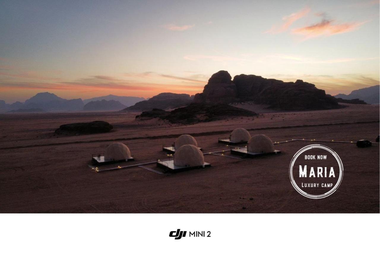 Rum Maria Luxury Camp & Bubble Rooms Wadi Rum Eksteriør bilde