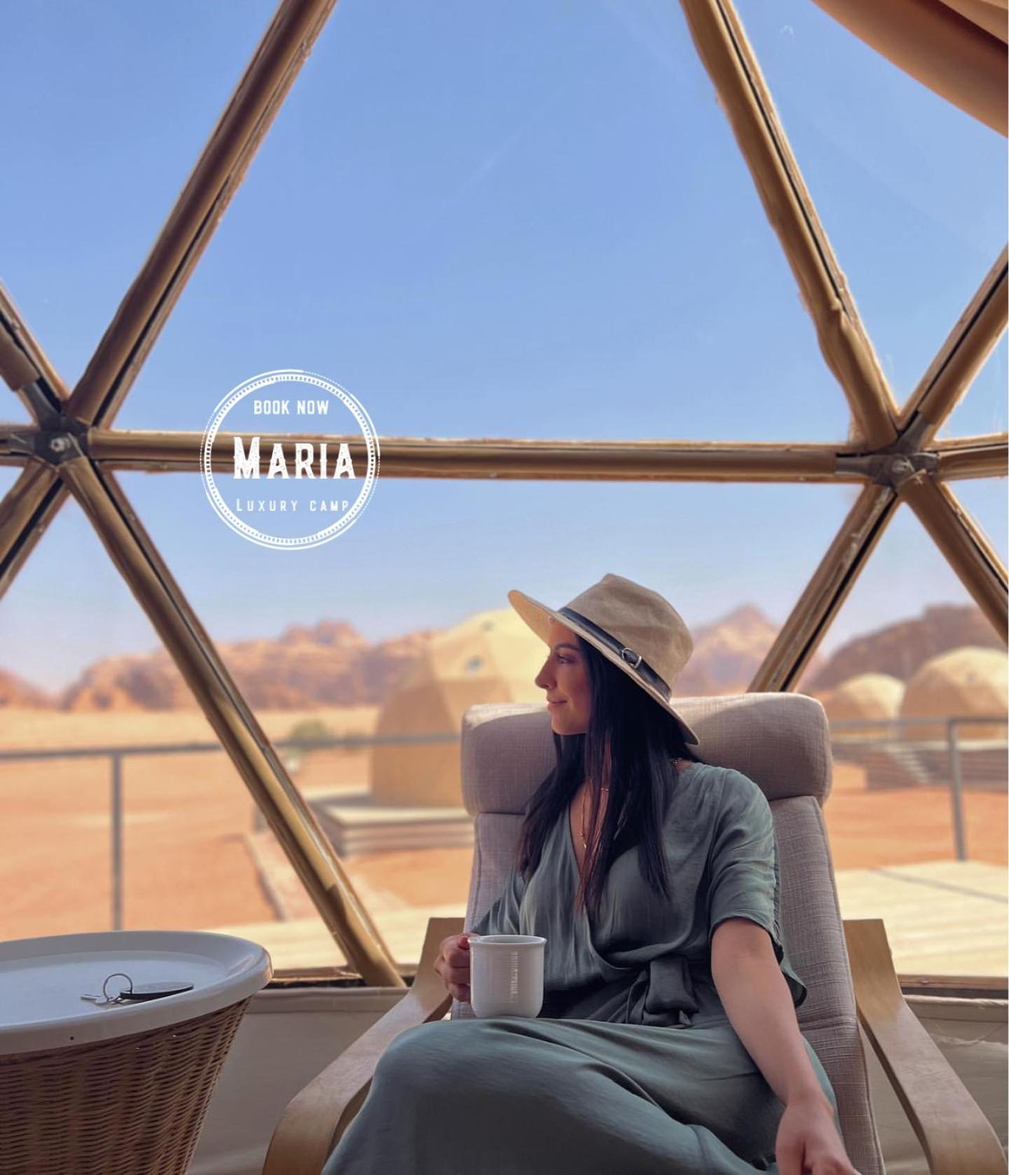 Rum Maria Luxury Camp & Bubble Rooms Wadi Rum Eksteriør bilde